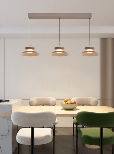Prüfen GUBBIO Straight Trio Pendelleuchte, Cashmere, 7060-313 Aviano