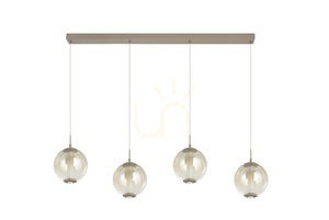 ORLEANS Gerade 4-flammige Pendelleuchte, Kaschmir, 7041-413 Aviano small 5