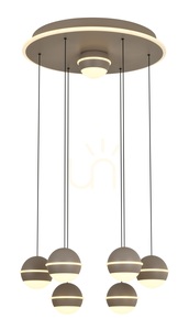 BIARRITZ 7-flammige Pendelleuchte, Kaschmir, 5047-813 Aviano small 3