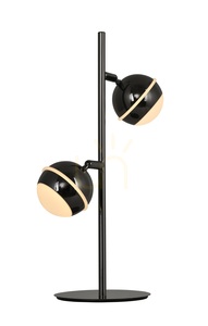 BIARRITZ Doppel-Stehlampe, Schwarz-Chrom, 8047-205, Aviano small 2