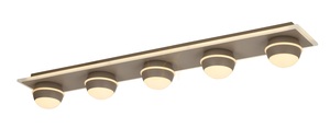 Deckenleuchte – BIARRITZ Schlichte 5-flammige Deckenleuchte, Kaschmir, 9047-613 Aviano small 2