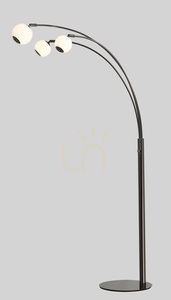 LUBERON „Trio“ Stehlampe, Schwarz-Chrom, 3051-305, Aviano small 1
