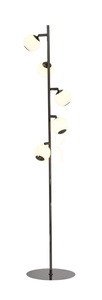LUBERON 5-LED-Stehlampe, Schwarz-Chrom, 3051-505, Aviano small 2
