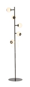 LUBERON 5-LED-Stehlampe, Schwarz-Chrom, 3051-505, Aviano small 3