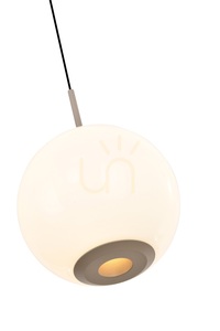LUBERON Kaschmir-LED-Pendelleuchte in ovaler 8-Form 7051-813 Aviano small 5