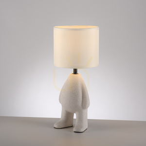 JUST LIGHT TED 14191-39 Tischleuchte, beige, 38 cm, 1×E27 small 10
