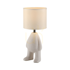 JUST LIGHT TED 14191-39 Tischleuchte, beige, 38 cm, 1×E27 small 7