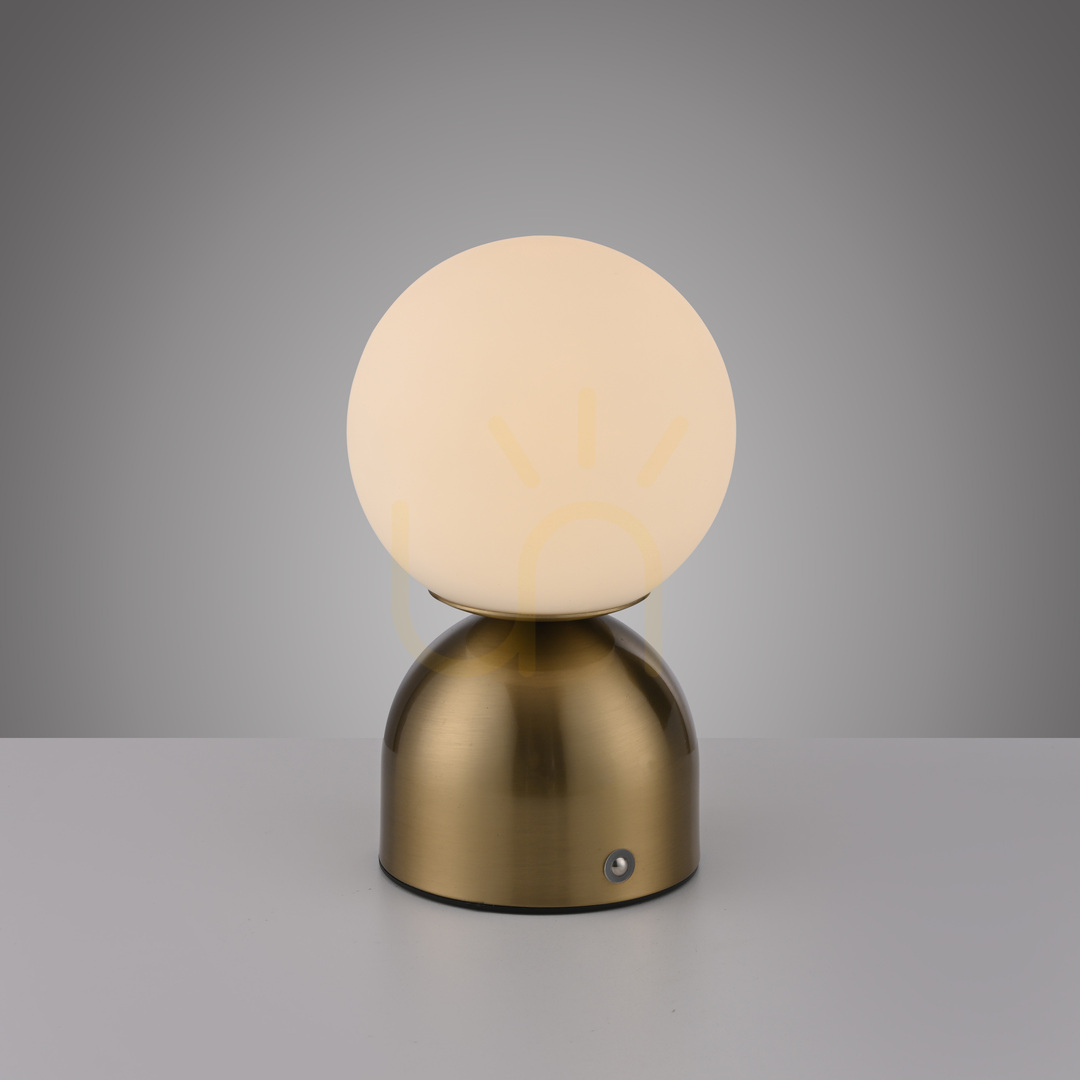 Prüfen RUDI 19218-12 Tischlampe, Gold, 1xLED RUDI 19218-12 Tischlampe, Gold, 1xLED
