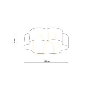 Deckenleuchte „Capri White“, 4x E27 small 5