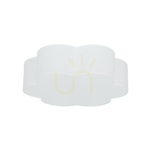 Deckenleuchte „Capri White“, 4x E27 small 0