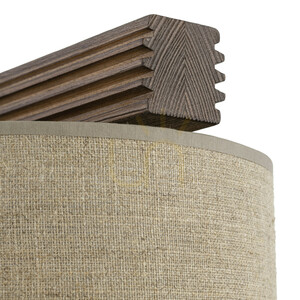 Viga Shade Pendelleuchte aus Walnussholz, 4 Xe27 small 3