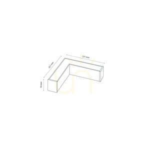 Luxe Pro Black CCT-Winkelstecker small 1