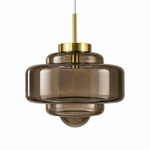 Pendelleuchte BAZAR BIZAR Rauchbraun Glas Metall 35 cm 1 Pendelleuchte BAZAR BIZAR Rauchbraun Glas Metall 35 cm small 1