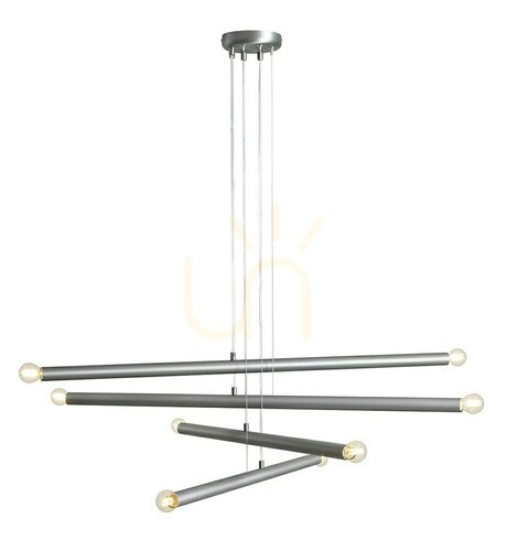 Prüfen Tubo 8 Stahl ALDEX 1072P5 Pendelleuchte