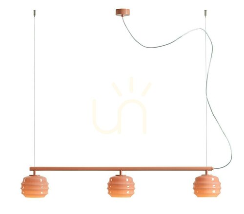 Prüfen Puff Glaze 3 Coral ALDEX 1160E_11 Pendelleuchte