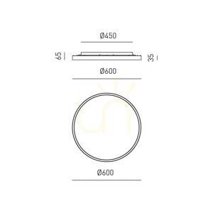 AELA P/M FAEPP2 Deckenleuchte, Pfirsich, Gea Luce small 1