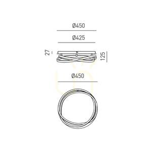 ATIA P/P FATPN1 Deckenleuchte, schwarz, Gea Luce small 1