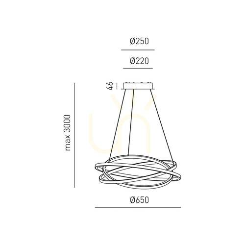 Prüfen ATIA S/P FATSB1 „White Gea Luce“ Pendelleuchte