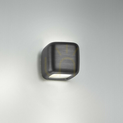 Prüfen BABOL A MBABAN Schwarze Wandleuchte von Gea Luce