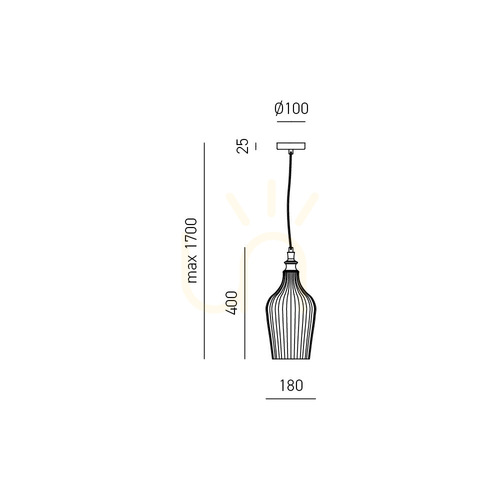 Prüfen CLEOFE S/12 FCLSC12 Cobalt Pendelleuchte von Gea Luce