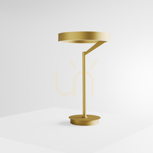 CRISEIDE L FCRLO1 Tischlampe, gebürstetes Gold, Gea Luce small 0