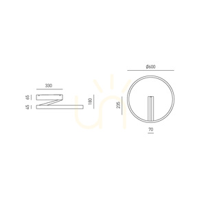CRISEIDE P/G FCRPB2 Weiße Deckenleuchte von Gea Luce small 1