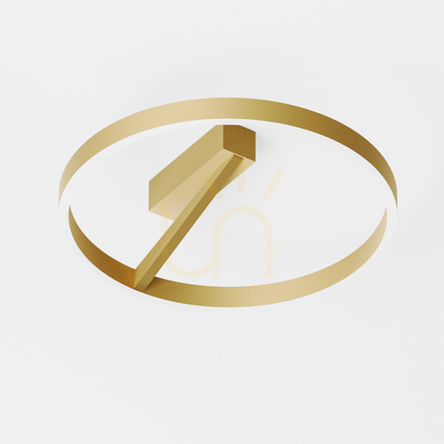 Prüfen CRISEIDE P/G FCRPO2 Deckenleuchte, gebürstetes Gold, Gea Luce