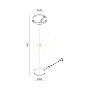 CRISEIDE PT FCRPIB Stehlampe, Weiß, Gea Luce small 1