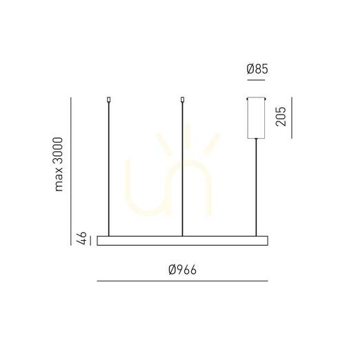 Prüfen CRISEIDE S/1G FCRSO9 Pendelleuchte, gebürstetes Gold, Gea Luce