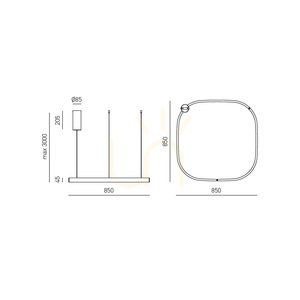 CRISEIDE S/1G Q FCRSV9Q Pendelleuchte, Salbeigrün, Gea Luce small 1