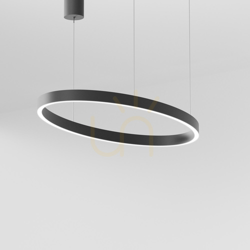 Prüfen CRISEIDE S/1P OVAL FCRSN8O Schwarze Gea Luce Pendelleuchte