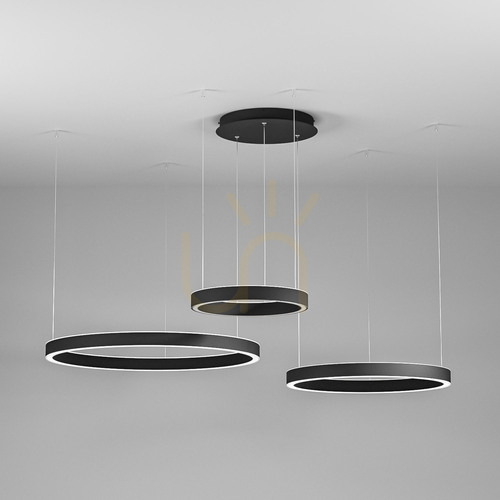 Prüfen CRISEIDE S/3D FCRSN6 „Black Gea Luce“ Pendelleuchte