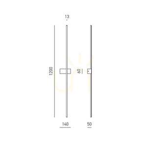 CYNARA A/G FCYAT2 Wandleuchte, Titan, Gea Luce small 1