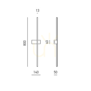 CYNARA A/P FCYAB1 Wandleuchte, Weiß, Gea Luce small 1