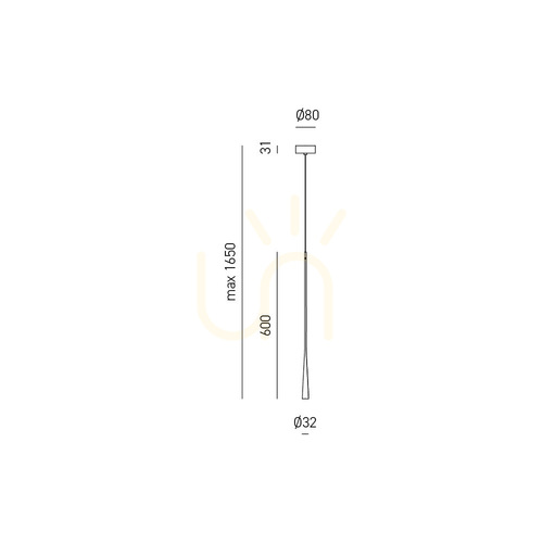 Prüfen DAFNE S/G FDA1GO Gold-Pendelleuchte von Gea Luce