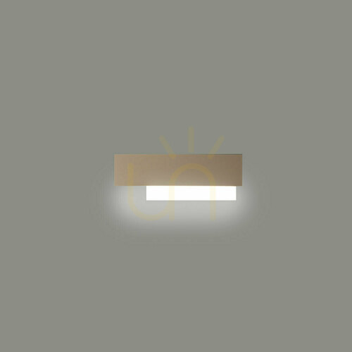 Prüfen DOHA A/P FDOAT1 Wandleuchte, grau-braun, Gea Luce