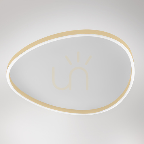 Prüfen ECARIS P/G FECPBE3 Deckenleuchte, Beige, Gea Luce