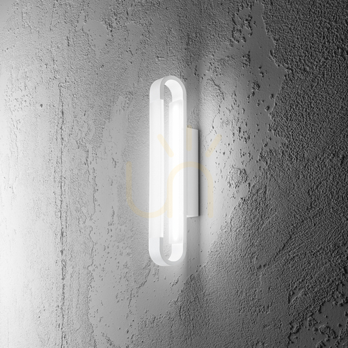 Prüfen GAP470C Wandleuchte „Gea Luce“ in Weiß, IP44
