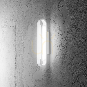 GAP470N Weiße Wandleuchte von Gea Luce, IP44 small 1