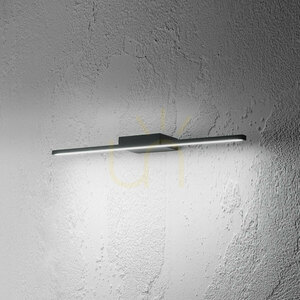 GAP493C Schwarze Wandleuchte „Gea Luce“, IP44 small 0