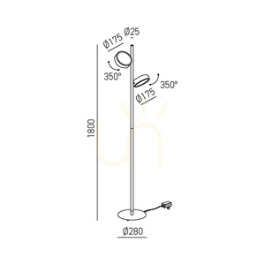GPIB20 Stehlampe, Weiß, Gea Luce small 1