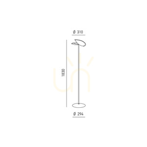 GPIN01 Schwarze Gea Luce Stehlampe small 1