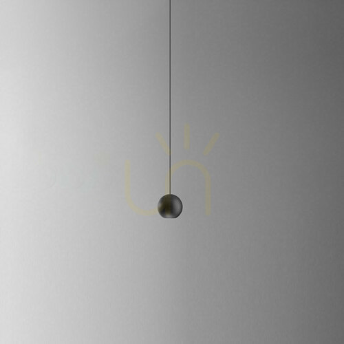 Prüfen GUYA S/1 FGUSN1 Schwarze Pendelleuchte von Gea Luce