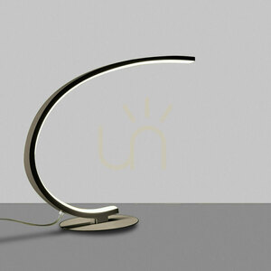 IOLE L FIOLT1 Tischlampe, Titan, Gea Luce small 0