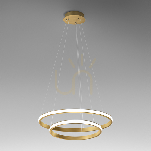 Prüfen IOLE S/2 FIOSO2 Gold Gea Luce Pendelleuchte