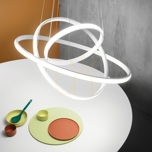 Prüfen IOLE S/3 FIOSO3 Gold Gea Luce Pendelleuchte