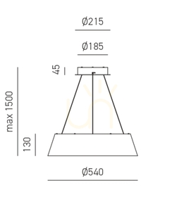JULIETTE S FJUSB1 Weiße Pendelleuchte von Gea Luce small 1