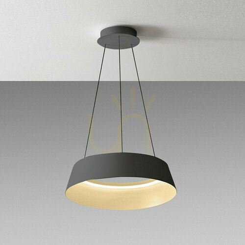 Prüfen JULIETTE S FJUSN1 Pendelleuchte in Schwarz und Gold von Gea Luce