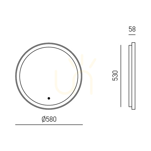 Prüfen KRIZIA A/P FKRABE1 Wandleuchte, Beige, Gea Luce