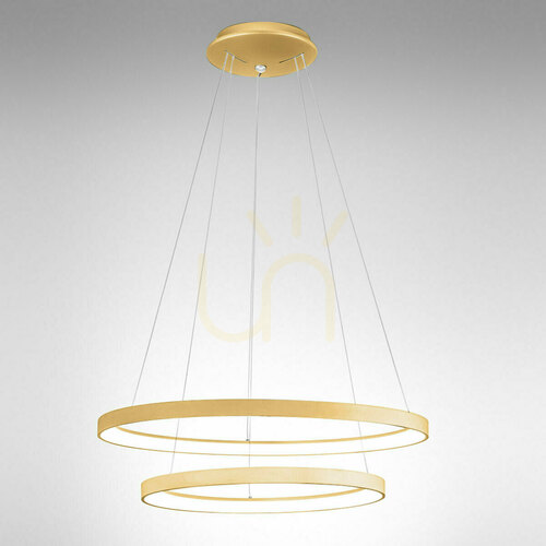 Prüfen KRIZIA S/2 3000K FKRSO4 Gold Gea Luce Pendelleuchte